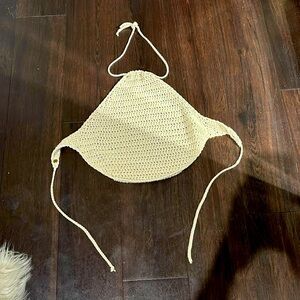 Mora crochet halter top Size S
